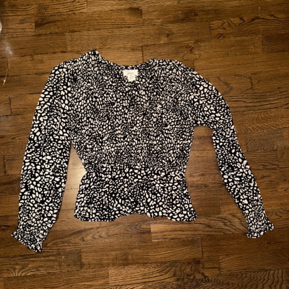 Japana leopard print top